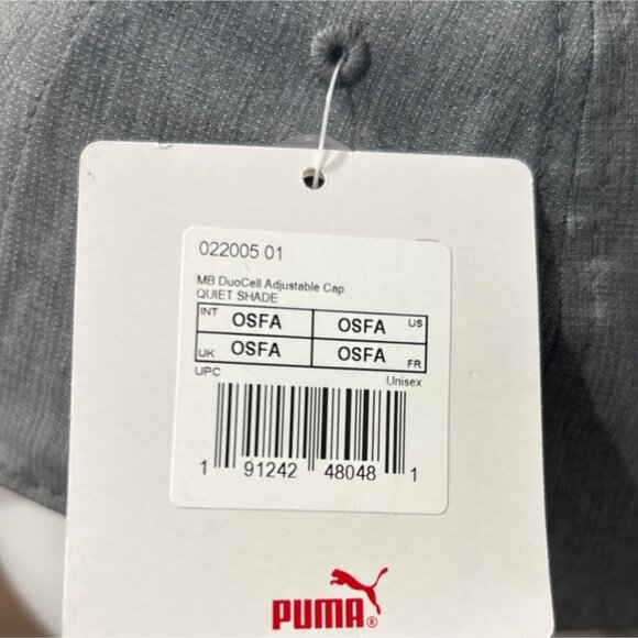 Mercedes Benz Puma Golf Gray Hat Cap Embroidered Logo Adjustable - Picture 4 of 5